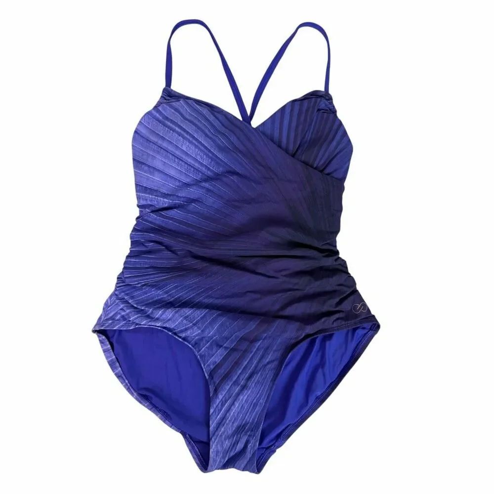 Calia women’s size 6 Radiant Ombré One Piece Swimsuit